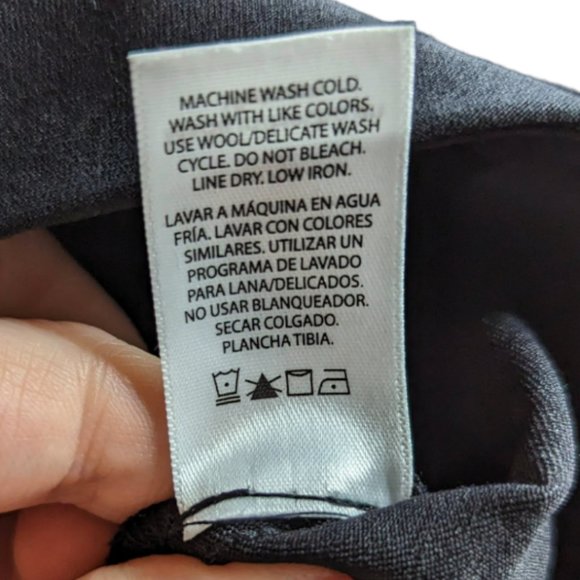 George Millennium Slim Fit Super Stretch Classic Fit Black Pant Size 12 - Picture 12 of 15